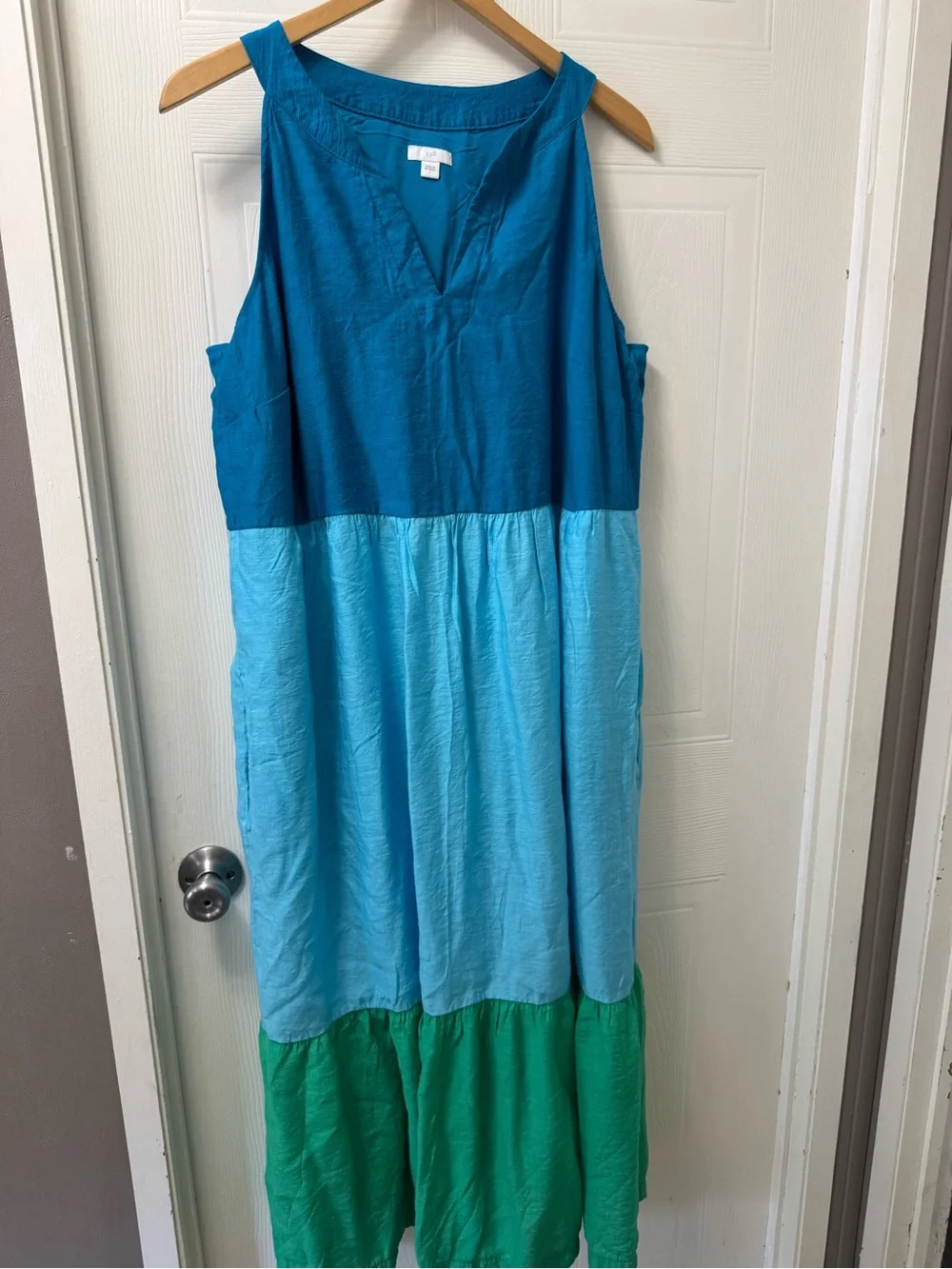 J. Jill Teal Blue Lightweight Top - Picture 2 of 5